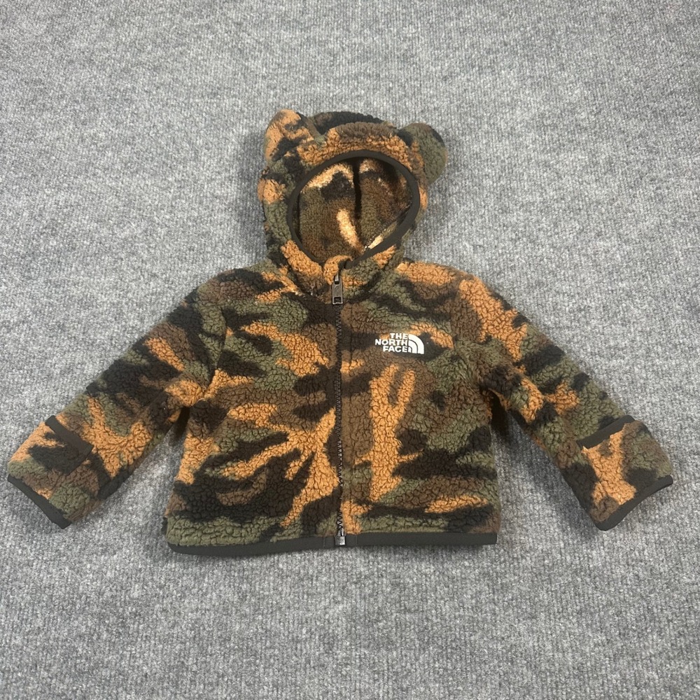 The North Face Baby Campshire Bear Full Zip Fleece Jacket Camo 0-3M